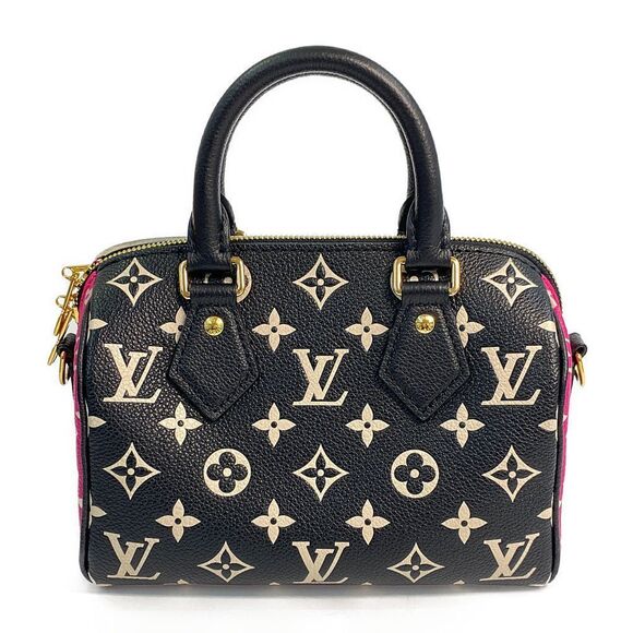 Louis Vuitton Monogram Implant Speedy Bandouliere 20 Boston Bag - Picture 1 of 8